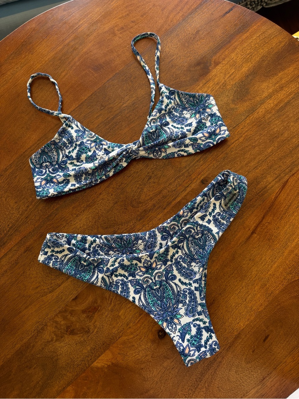 Blackbough - Blue Paisley Bikini Set